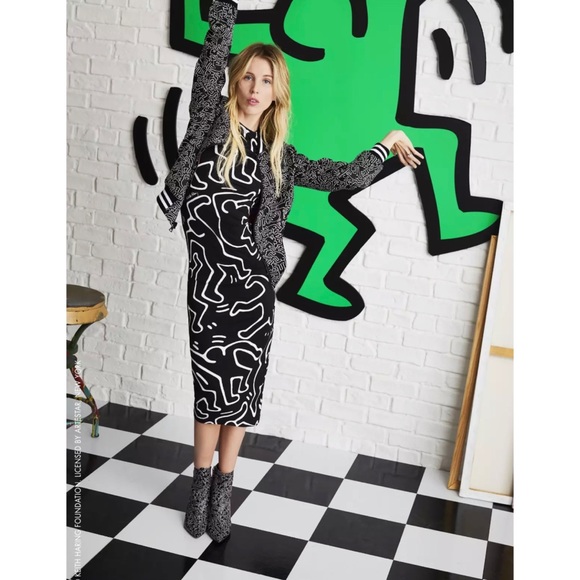 🎀SOLD🎀Alice Olivia Keith Haring Lonnie Jacket - Picture 2 of 10